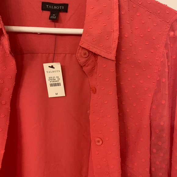 NWT Talbots Button-Down - Picture 3 of 5